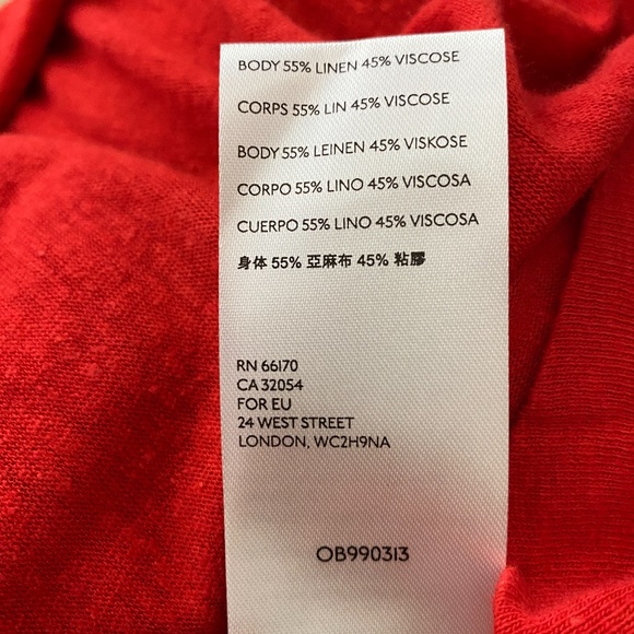 Free People Sweet Surprise Linen Blend Tee - Picture 8 of 9